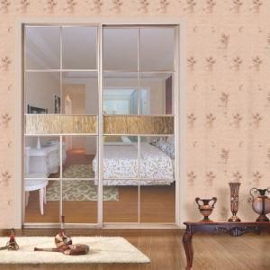 High Quality White Modern Bedroom Wardrobe Partition Door V3213 Concise Hermes