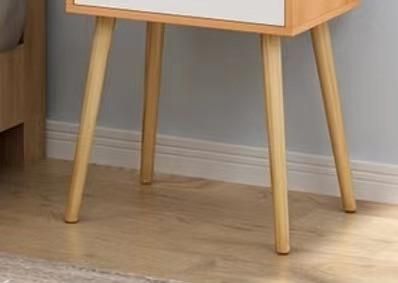 Wood Nightstand with Two Drawers