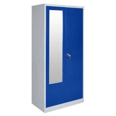 Hot Sale Factory Customized Metal 2 Door Clothes Storage Locker Wardrobe