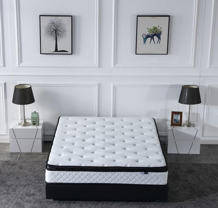 Top Selling Pocket Spring Compress Packing mattress Mattress with Pillow Top