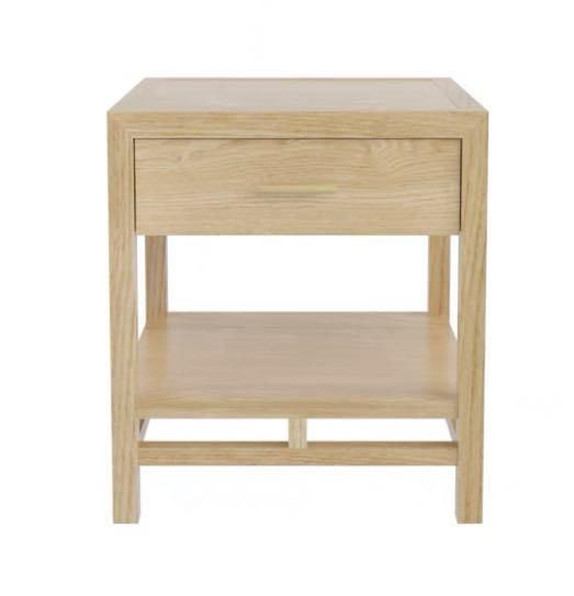 Primary Wooden Nightstand Corner Table