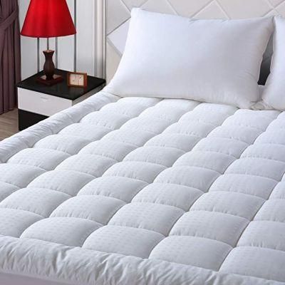 Mattress Pad Pillow Top Mattress Cover Quilted Fitted Mattress Protector Cotton Top 8-21&quot; Deep Pocket Hypoallergenic Cooling Mattress Topper