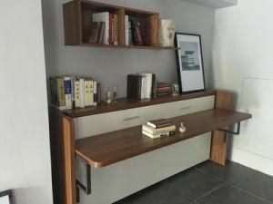 Foldable Sofa Wall Bed with Writing Desk