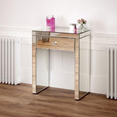 Venetian Mirrored Compact 1 Drawer Dressing Table