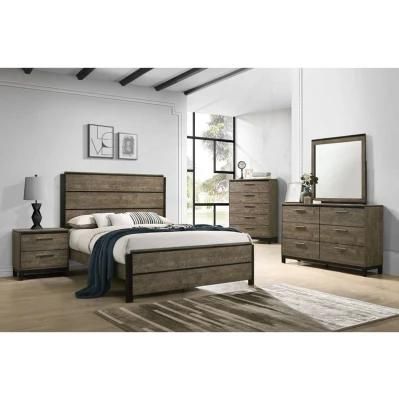 Nova Home Furniture Supplier High Quality Wholesale Price Hotel Bedroom Furniture Modern Design Villa Melamine King Size Bed