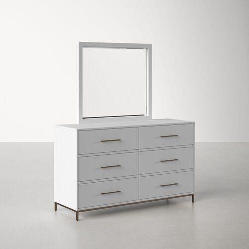 Nova Six Drawer Dresser Dresser & Mirror