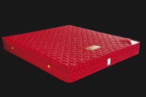 Economic Compressed Roll Pocket Spring Foam Mattress in Red Color