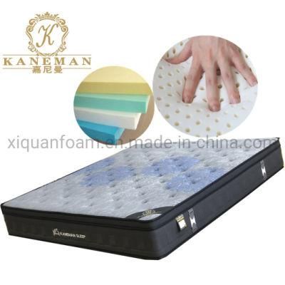 Sleep Well Hybrid Latex Mattress Rolled Pocket Spring Bed Mattress 12inch