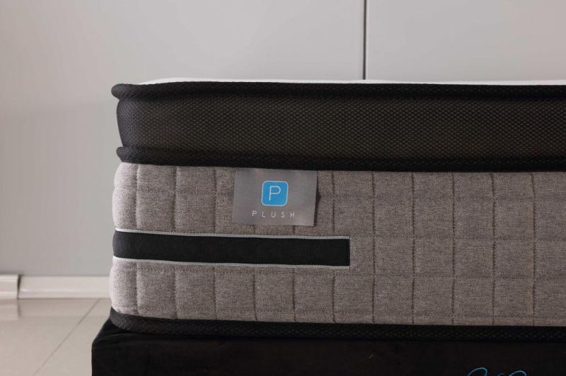 Euro Top Cool Gel Memory Comfort Mattress Roll up Pocket Spring Mattress in a Box