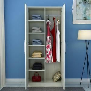 Bedroom Wooden Wardrobe Door Designs with 2 Door