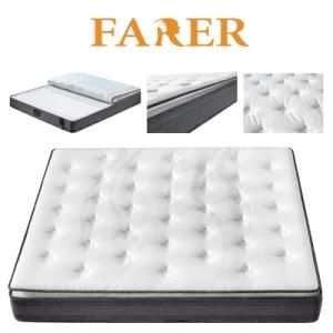 Hot Sale 100% Natural Latex Mattress with High Density Foam
