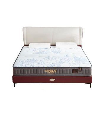 Single Size Hotel Comfort Mattress Pocket Spring High Density Latex Memory Foam Mattress