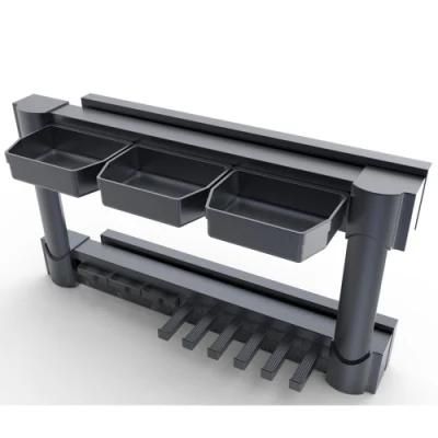 Top Quality Stylish Plastic Side-Mounted Pant Rack Combination (HZL823D)
