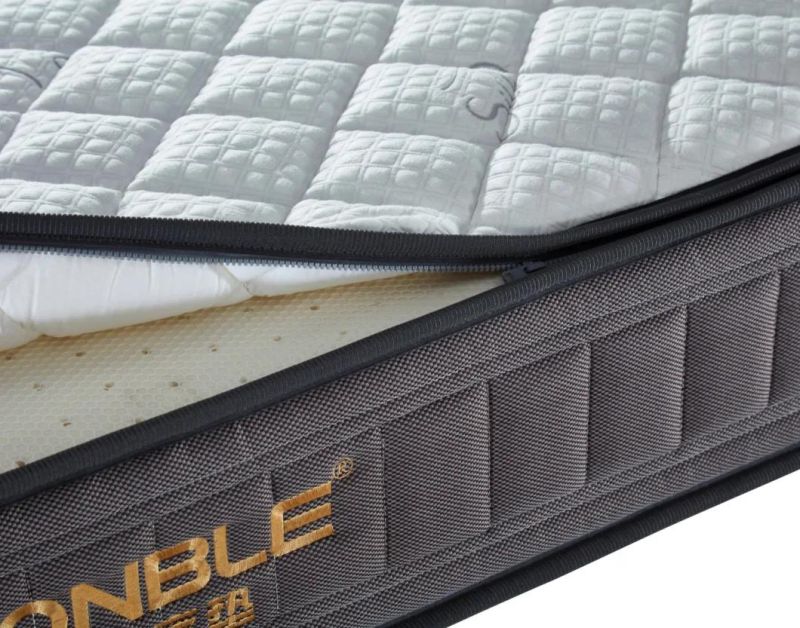 OEM Compressed Mattress Box Top Design with Gel Memory Foam and Massage Wave Foam
