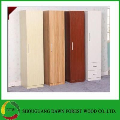 Single Door Melamine Wardrobe Design Furniture Bedroom