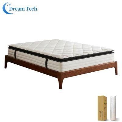 Wholesale Price Bedroom Furniture Latex Full Size Pocket Spring Bed Coconut Coir Mattress