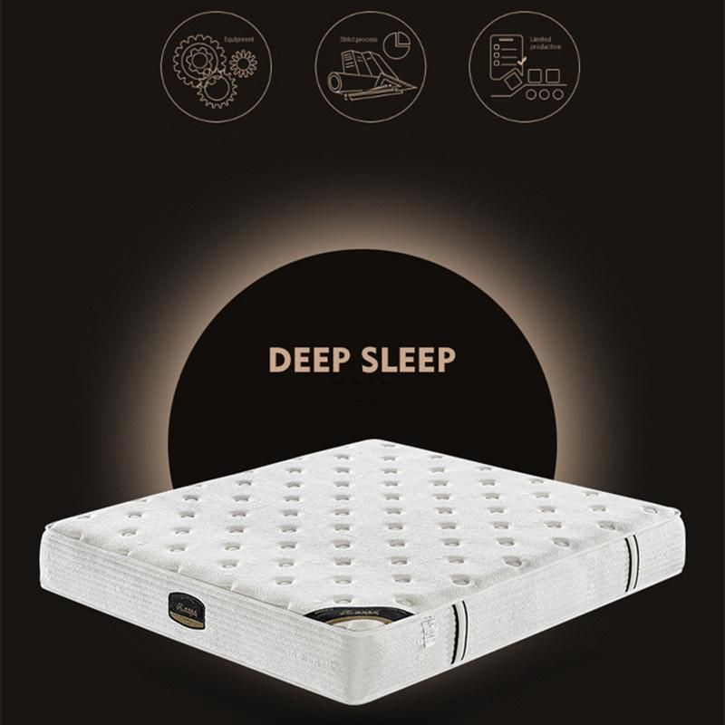Fn308 Compress Rolled King Bamboo Memory Foam Pocket Spring Mattress for Sleep Well 0424