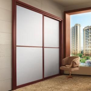 2015 Oppein Fashion Melamine 2 Sliding Bedroom Wardrobe (YG11431)