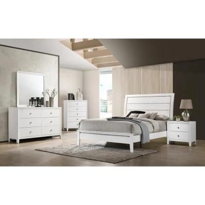 Nova Chinese Modern Beds Set Wooden Hotel Bed Room Bedroom Home Furniture