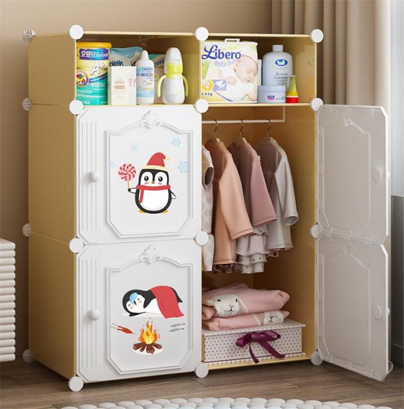 Wholesales Other Plastic Furniture Children′ S Wardrobe Plastic Storage Cabinet