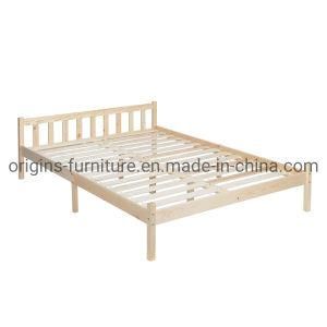 Double Bed with Wooden Frame Middle Leg