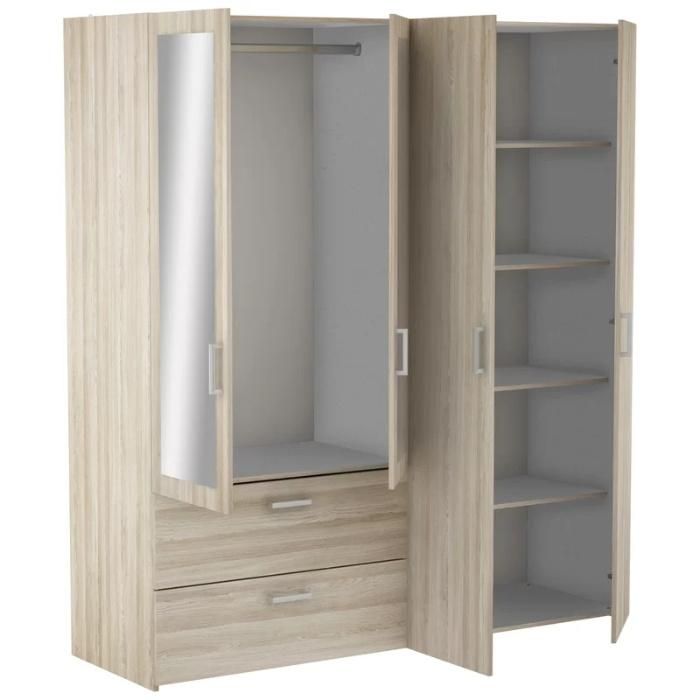 Modern Home Wooden Bedroom Furniture Clothes Storage Wardrobe Closet