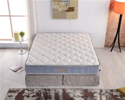 Luxury Design Hot Sale Sleep Well Home and Hotel Use Double Pillow Top Spring Mattress with Elegant Cover