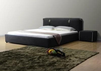 Huayang Upholstered Platform Bed Base Frame Slat Headboard Bedroom Bed