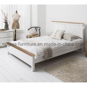 Solid Wood Bed Frame Double King Size White