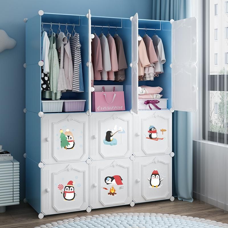 Wholesales Other Plastic Furniture Children′ S Wardrobe Plastic Storage Cabinet