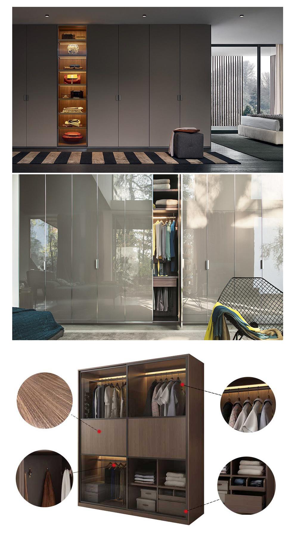 Walk in Furniture Accessories Modern Bedroom Wardrobe Open Closets