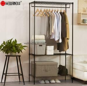 Adjustable Bedroom Closet Garment Rack/Metal Wardrobe Rack