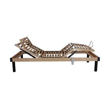 European Style Popular Branch with Wired Handset Slat Adjustable Bed