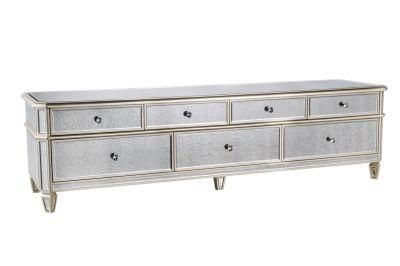 Simple Portable and Enduring Glass Mirrored Sideboard Made in China