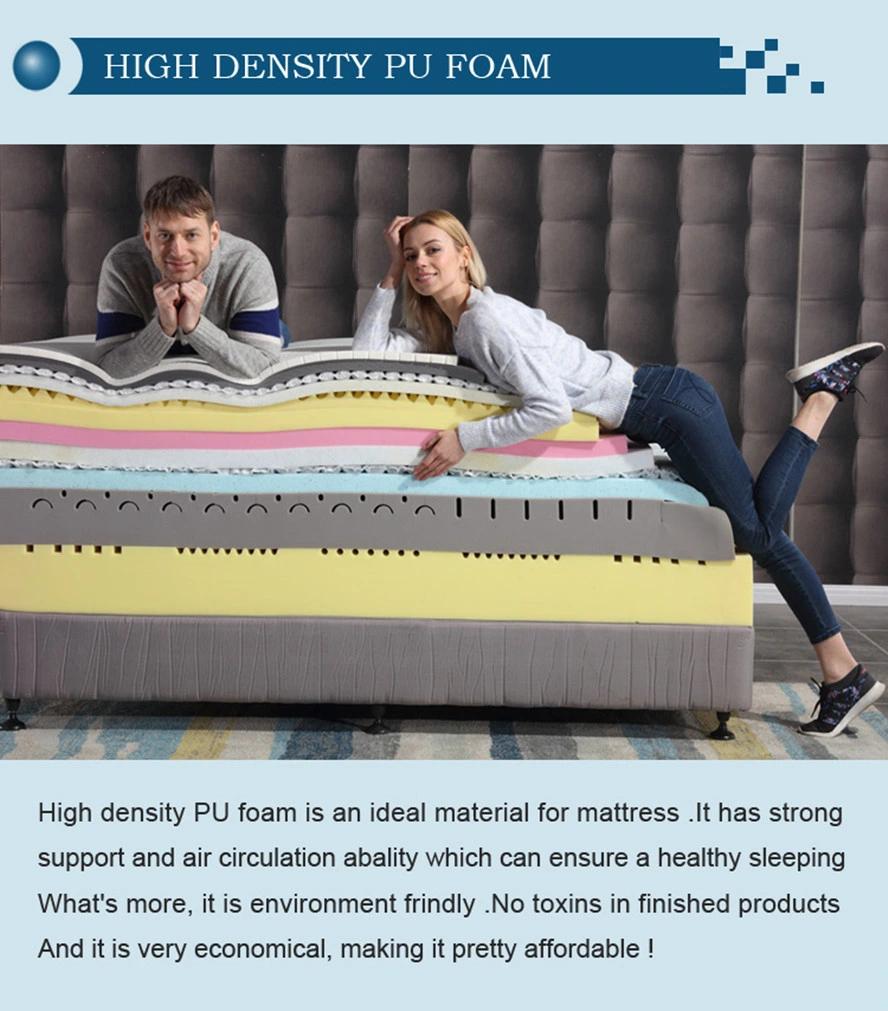 Foam Encased Spring Mattress Medium Firm Latex Mattress Hot Sale Mattress