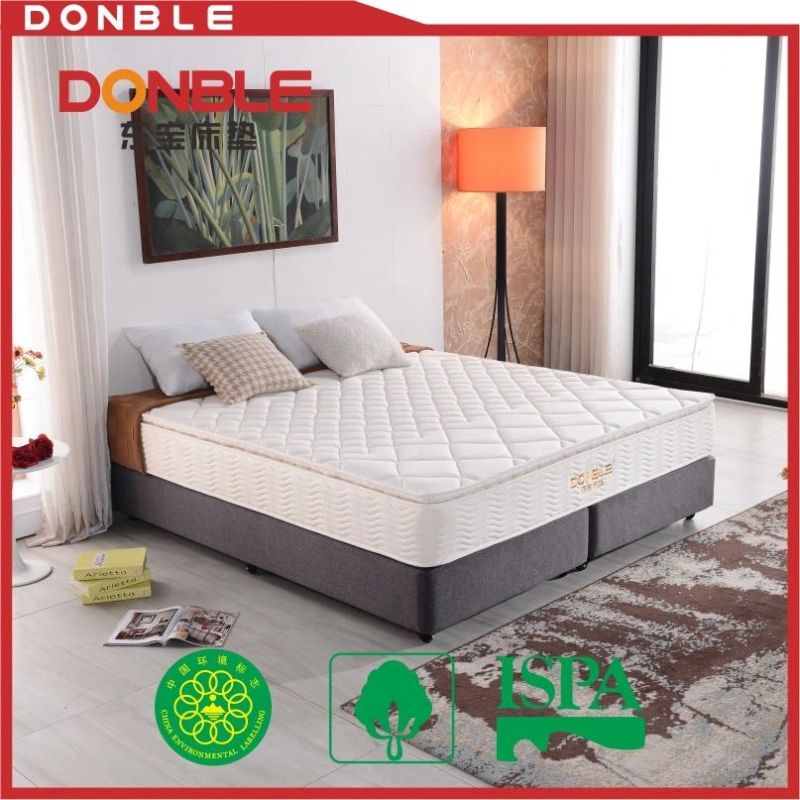 Wholesale Luxury Double Bed Latex Spring Mattress for Hotel Bedroom