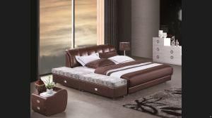 2013 King Size Leather Bed 736