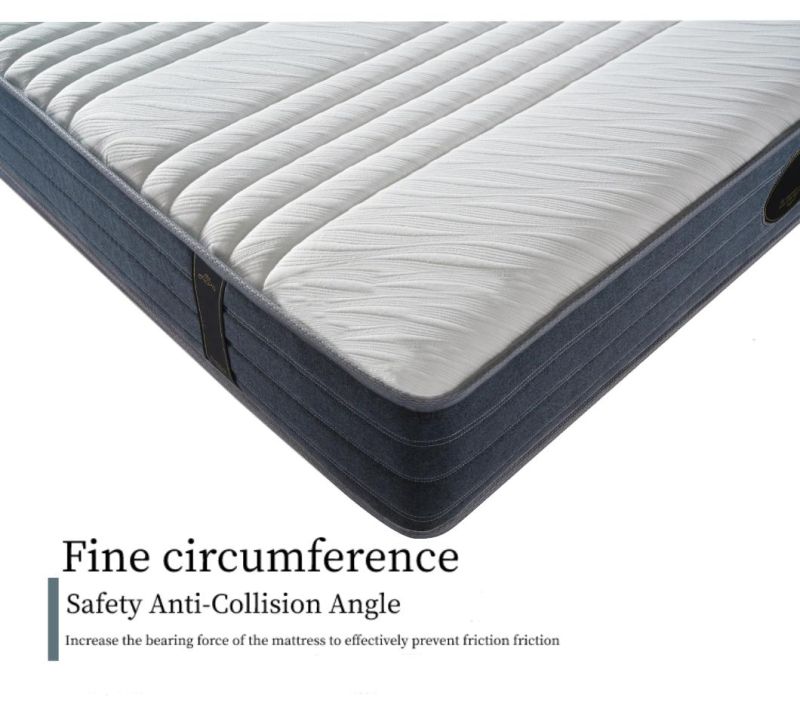 Hotel Bedroom Foam Mattress for King Size Wall Bed Pocket Spring Made of Memory Air Latex Mattress