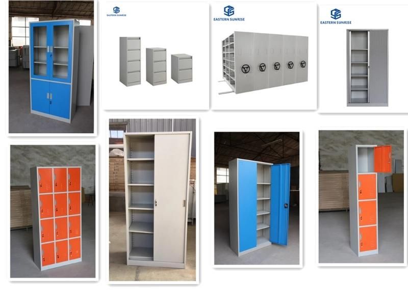 Colorful 6-Door Steel Storage Wardrobe for Gym/School