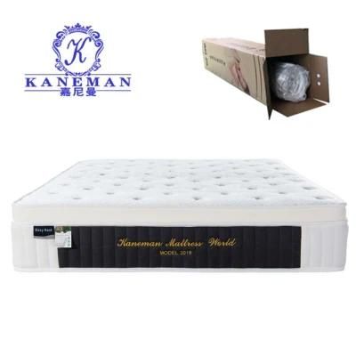 Home Furniture General Use 32cm King Size Hard Coil Compress Rolling Mattress