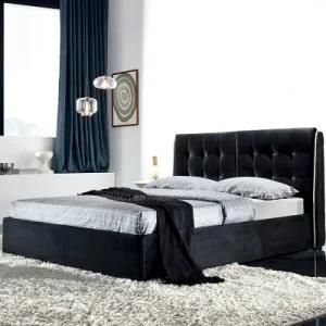 Europe Style King Size Double Fabric Bed