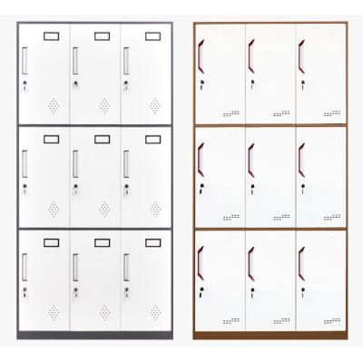 Gdlt Metal Room Lockers Steel 12 Doors Metal Cabinets Lockers Wardrobe