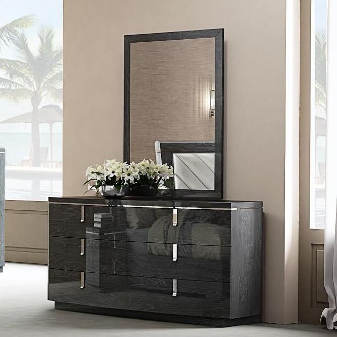 Nova Mhaa002-1930 Modern Design Black Gloss Printing Bedroom Sets