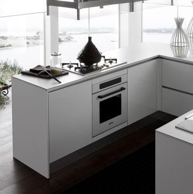 Modern MDF Wood Furniture White Lacquer Kitchen Cabinet