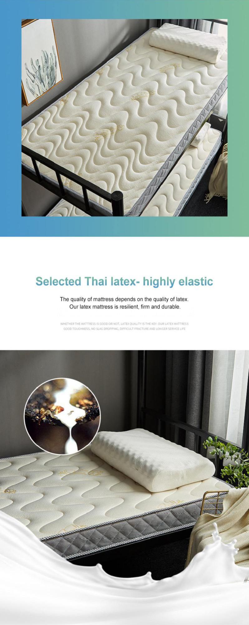 Worker Bed Mattress Portable Multi-Purpose Comfortable Natural Latex Twin XL