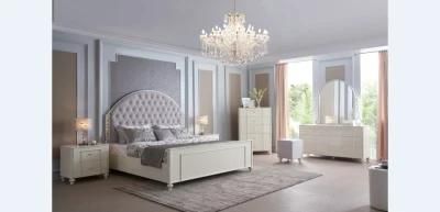 White Painting Elegance Bedroom Set