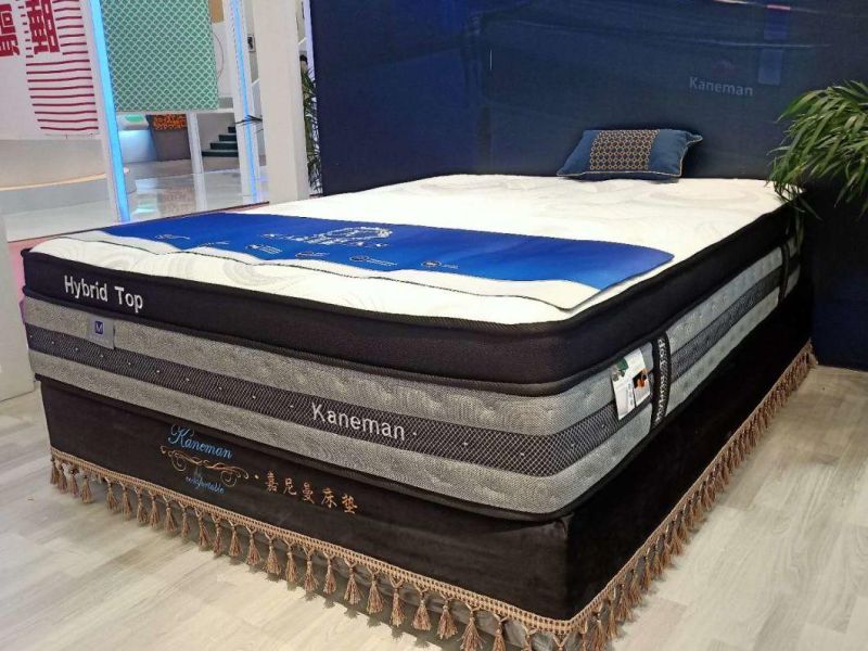 Euro Top Plush Visco Memory Foam Pocket Spring Mattress Roll in a Box