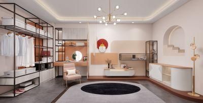 Customized Kitchen Cabinet MDF Furniture Modern Simple Bedroom Wardrobe
