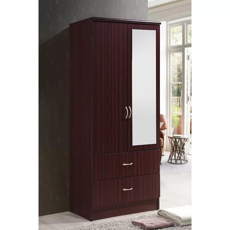 Durable Bedroom Furniture Wardrobe Factory Price Handle Door Wardrobe Custom Wardrobe