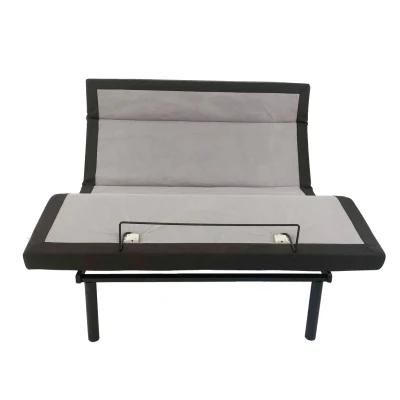 Konfurt New Design Electric Massage Adjustable Folding Bed Head Tilt Lumbar Support Adjustable Upholstered Bed Frame